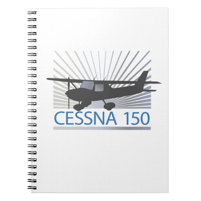 Cessna 150-flygplan anteckningsbok (Framsidan)