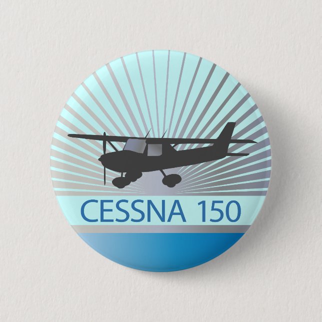 Cessna 150 flygplan knapp (Framsida)