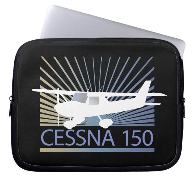 Cessna 150 flygplan laptop fodral (Framsidan)