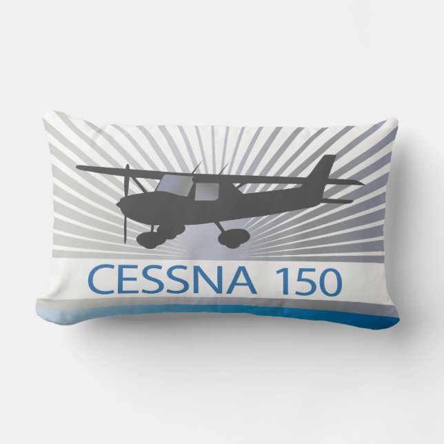 Cessna 150 flygplan lumbarkudde (Framsida)