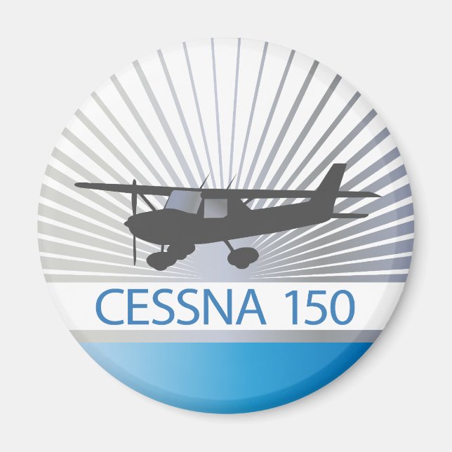 Cessna 150-flygplan magnet (Framsidan)