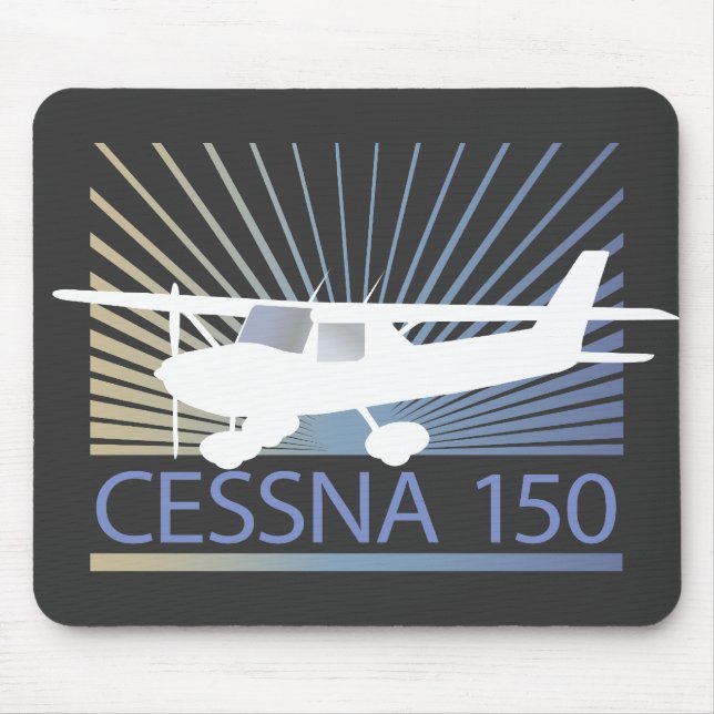 Cessna 150 flygplan musmatta (Framsidan)