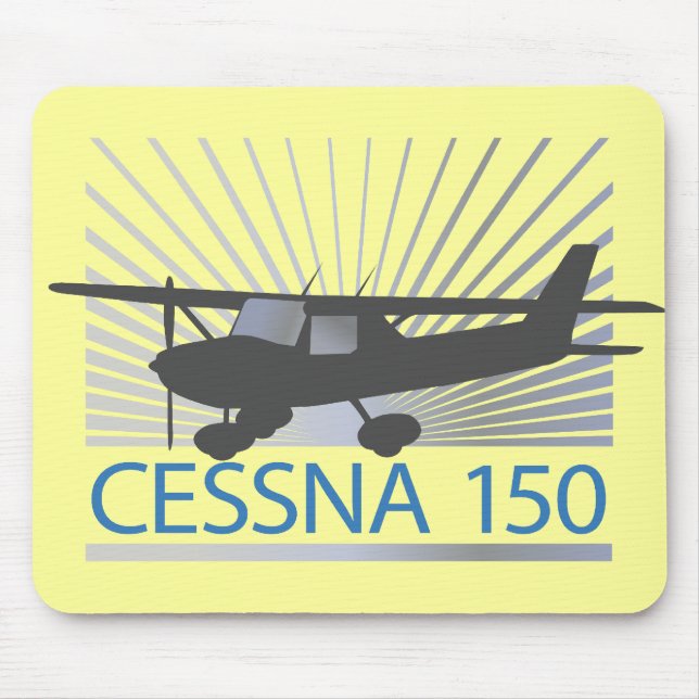 Cessna 150 flygplan musmatta (Framsidan)