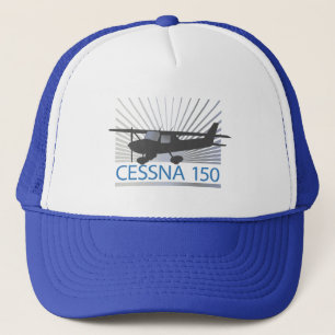 Cessna 150 flygplan truckerkeps
