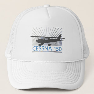 Cessna 150 flygplan truckerkeps