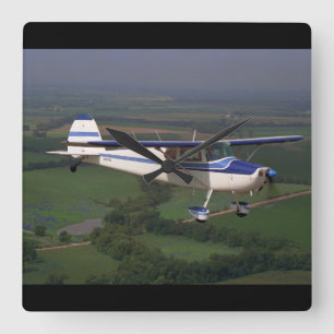 Cessna 170, 1948, _Classic flyg Fyrkantig Klocka