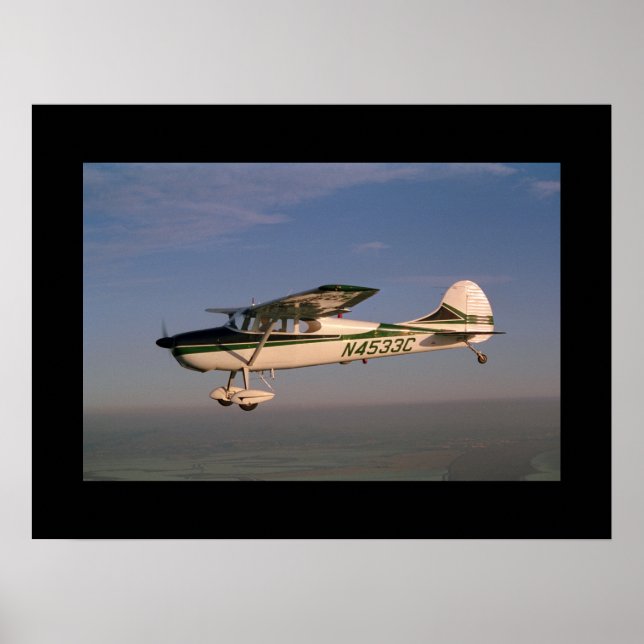 Cessna 170, 1953, Sonoma, CA_Classic Aviation Poster (Framsidan)