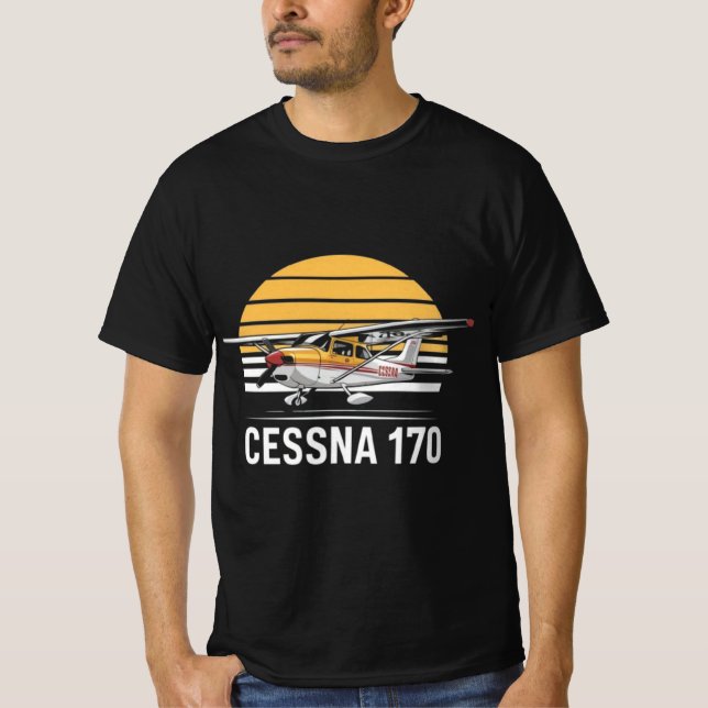 CESSNA 170 T SHIRT (Framsida)