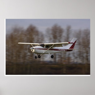 Cessna 172 kort final poster