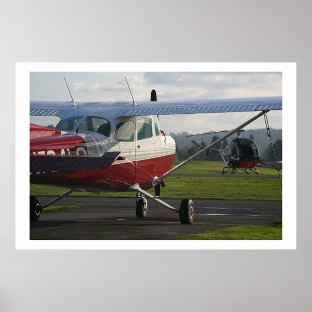 Cessna 172 och Schweizer 300C Poster (Framsidan)