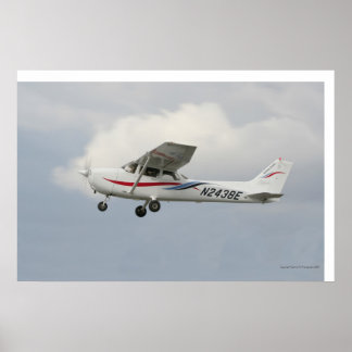 Cessna 172 om start poster