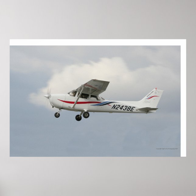 Cessna 172 om start poster (Framsidan)