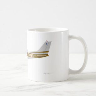 Cessna 172 Skyhawk brunt Kaffemugg
