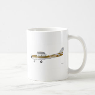 Cessna 172 Skyhawk brunt Kaffemugg