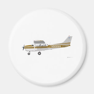Cessna 172 Skyhawk brunt Magnet