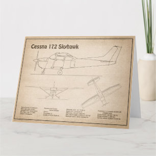 Cessna 172 Skyhawk - Flygplanets plan SD Tack Kort