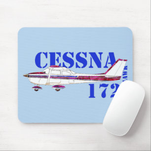 Cessna 172 Skyhawk Illustration Fet textdesign Musmatta