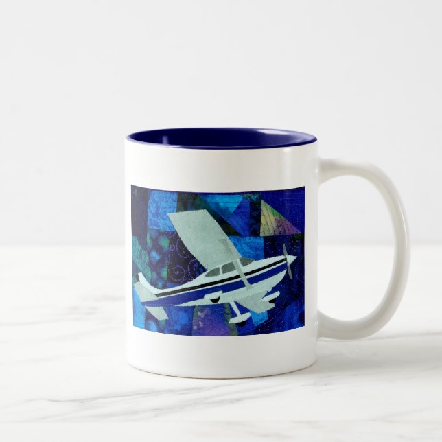 cessna 182 Två-Tonad mugg (Höger)
