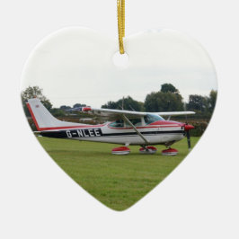 Cessna 182Q Julgransprydnad Keramik