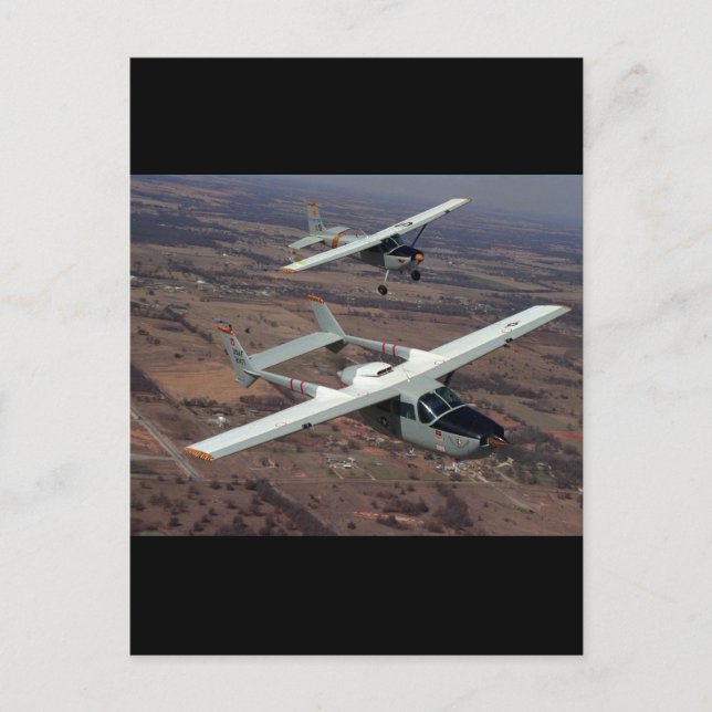 Cessna 337, 1967 och_Classic Aviation Vykort (Framsida)