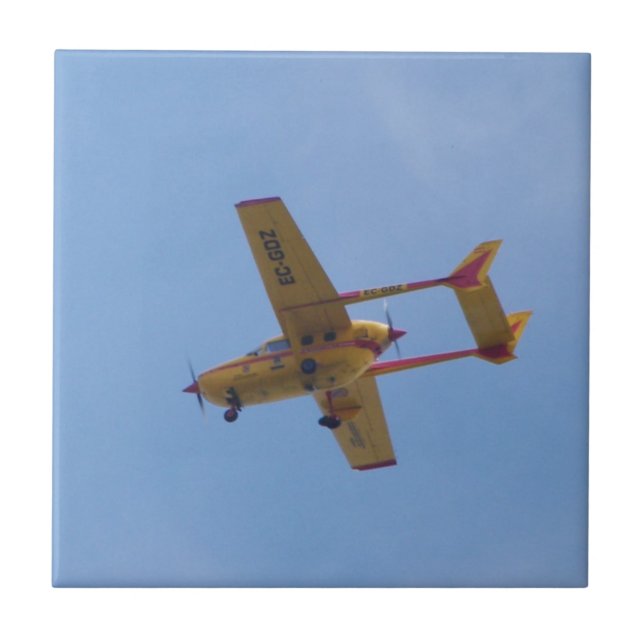 Cessna 337G Super Skymaster Kakelplatta (Framsidan)