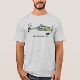 Cessna AgWagon A188 Skörd Duster-flygplan T Shirt