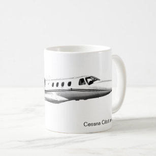 Cessna CitationJet Airplane Mugg