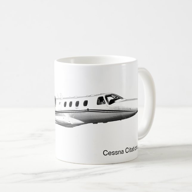 Cessna CitationJet Airplane Mugg (Framsida höger)