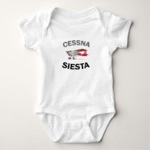 Cessna flygplan, rolig bebisbodysuit
