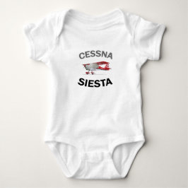 Cessna flygplan, rolig bebisbodysuit t-shirt