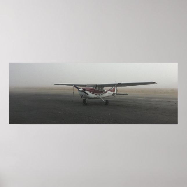 Cessna i dimma poster (Framsidan)
