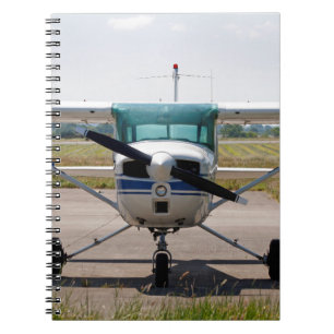 Cessna light Aircraft Anteckningsbok Med Spiral