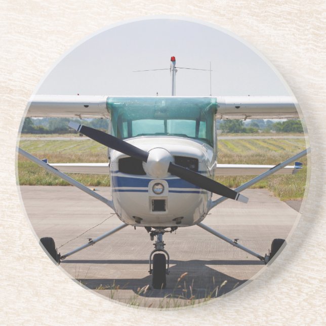 Cessna light Aircraft Underlägg Sandsten (Framsidan)