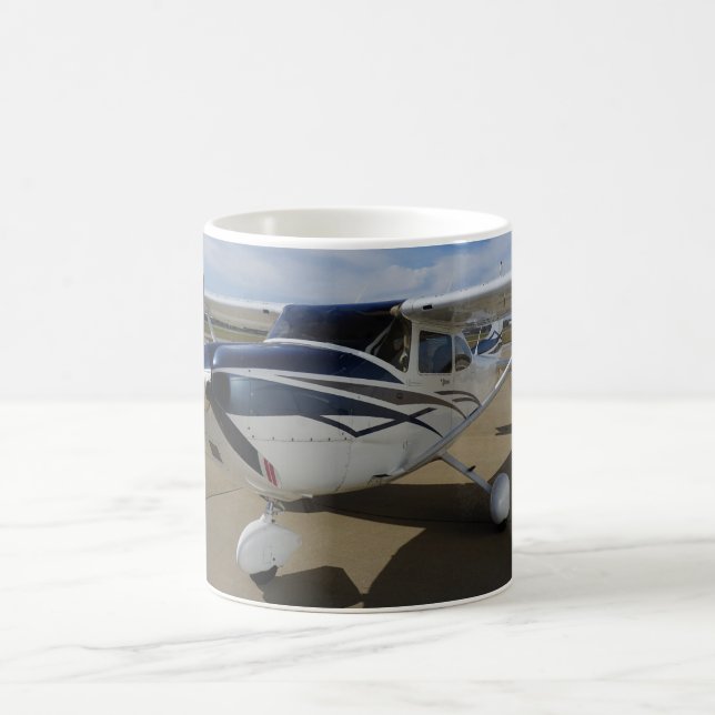 Cessna Skylane flygplanmugg Kaffemugg (Center)