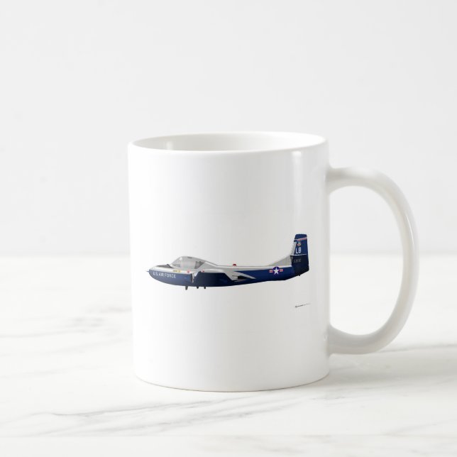 Cessna T-37 slända 68902 Kaffemugg (Höger)