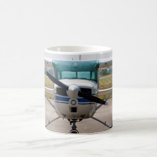 Cessna tänder flygplan kaffemugg