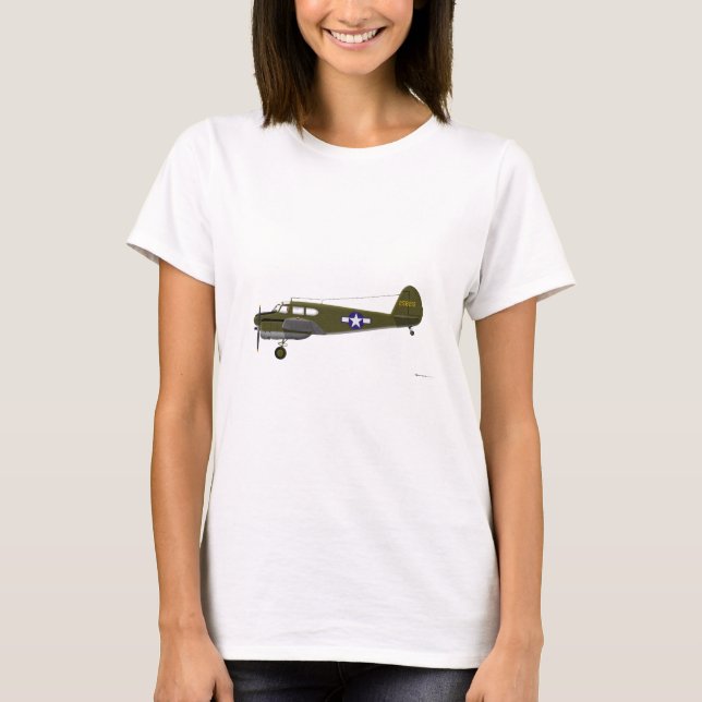Cessna UC-78 Bobcat T-shirt (Framsida)
