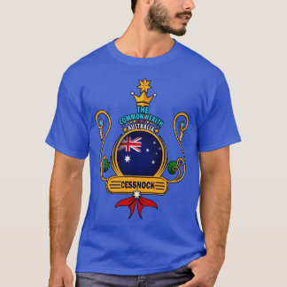 Cessnock City home Golden Australian Flagga Souven T Shirt