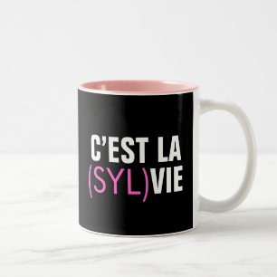 C'est la (Syl) tävlar - C'est la tävlar Två-Tonad Mugg
