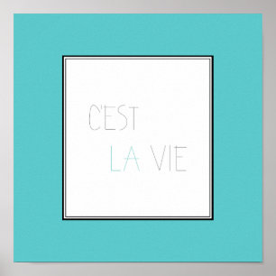 C'est La tävlar - som är liv Poster