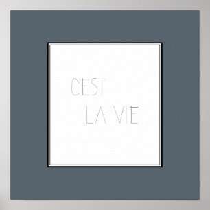 C'est La tävlar - som är liv Poster