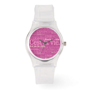 C'est La Vie anpassningsbar klockor