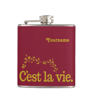 C'est La Vie anpassningsbar-kolv Fickplunta