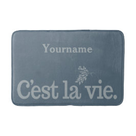 C'est La Vie anpassningsbar monogram badmattor Badrumsmatta