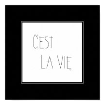 C'est La Vie - Det är Life - Fransk