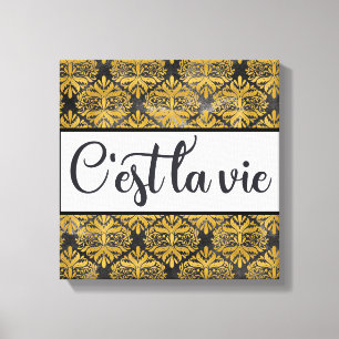 C'est La Vie Kanvastryck