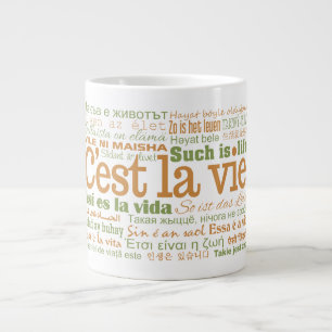 C'est La Vie mugg Jumbo Mugg