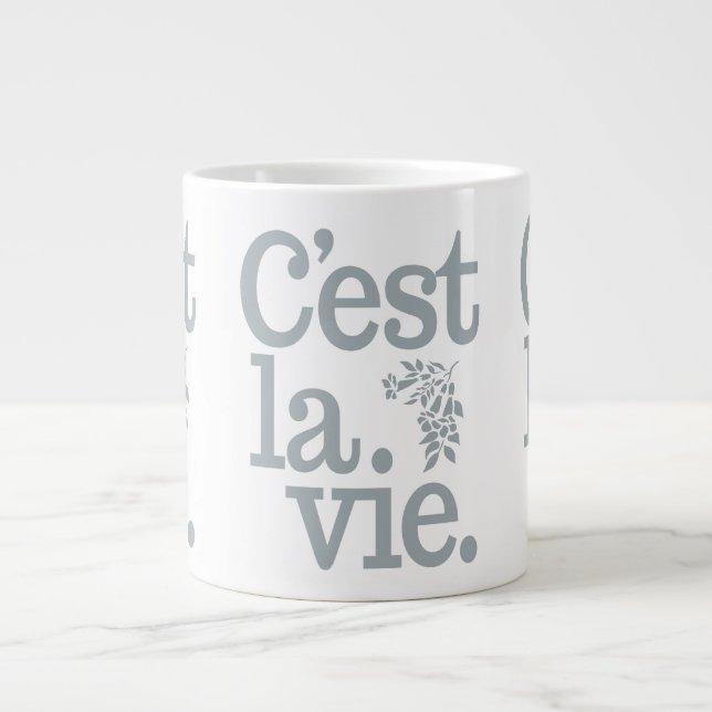 C'est La Vie mugg Jumbo Mugg (Framsidan)