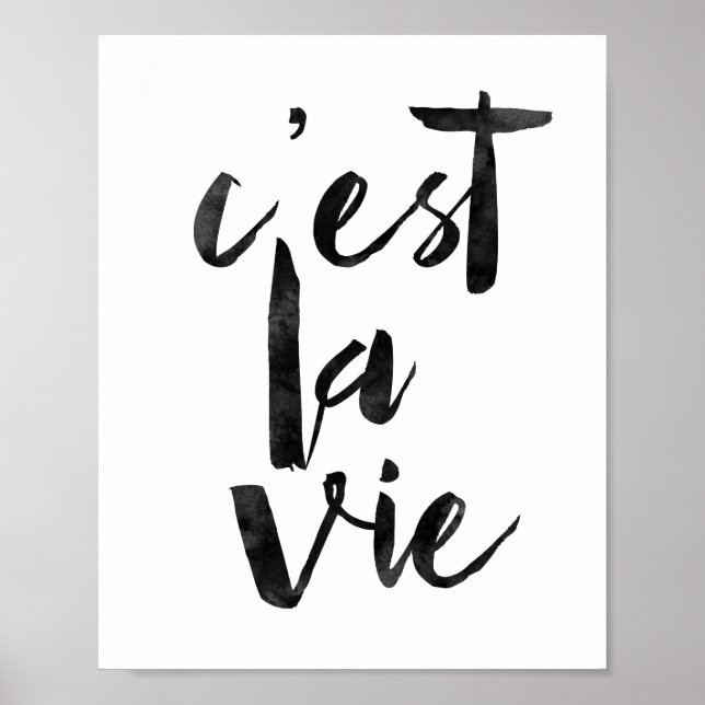 C'est La Vie Poster (Framsidan)