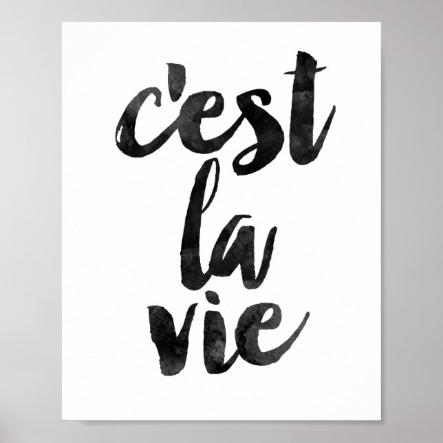 C'est La Vie Poster (Framsidan)